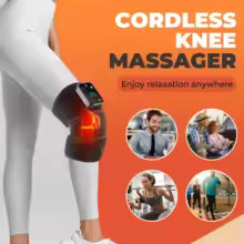 3in1 Electric Heated Vibration Knee Massage Pad Massager Shoulder Elbow Knee