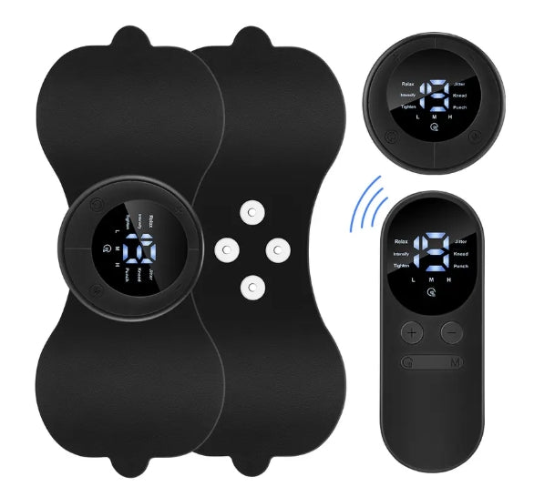 Multi-mode Pulse Massage Patch, Neck Back Pain Relief Gel Pad Wireless Pulse Massage Patch for Neck Back Muscle Relaxation