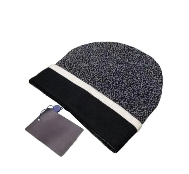 lvly beanie Designer Plaid beanie designer hats for men knitted bonnets winter hat fall thermal skull cap casual travel classical beanies black grey keep warm 488